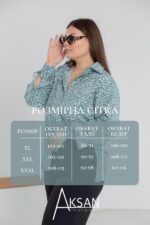 Сорочка Aksan 24.2347 Зелений - Зображення 4