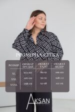 Сорочка Aksan 24.2347 Темно сірий - Зображення 4