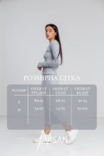 Спортивний костюм Aksan 24.2442 Сірий смужка - Зображення 4
