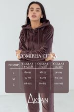 Спортивний костюм Aksan 23.1860 Коричневий - Зображення 4