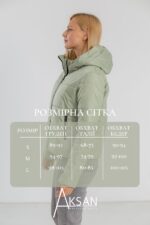 Куртка Aksan 23.2059 Світло зелений - Зображення 4