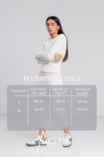 Спортивний костюм Aksan 24.2442 Молочний орнамент - Зображення 4