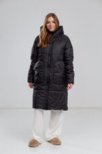 Пальто Aksan 23.2124 Чорний