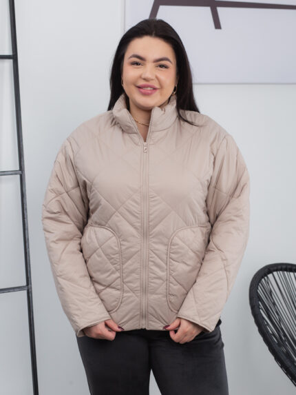 Куртка Aksan 23.2037 Темно бежевий