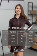 Сукня Aksan 25.2616 Коричневий - Зображення 4