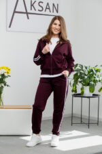 Спортивний костюм Aksan 25.2636 Бордовий