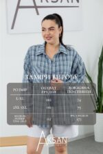 Сорочка Aksan 25.2558 Джинсовий - Зображення 4