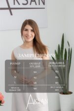 Сукня Aksan 25.2662 Світло сірий - Зображення 4