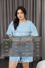 Спортивний костюм Aksan 25.2653 Блакитний - Зображення 4