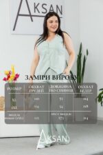 Костюм Aksan 24.2370 Світло зелений - Зображення 4