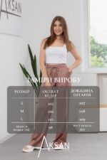 Штани Aksan 25.2708 Темно бежевий - Зображення 4