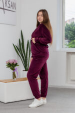 Спортивний костюм Aksan 23.1860 Бордовий - Зображення 2