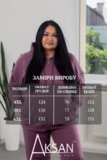 Спортивний костюм Aksan 23.2208 Фіолетовий - Зображення 4