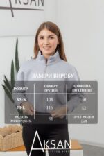 Кофта Aksan 24.2547 Темний меланж - Зображення 4