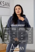 Спортивний костюм Aksan 23.1860 Темно сірий - Зображення 4