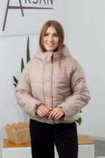 Куртка Aksan 23.2165 XS Темно бежевий