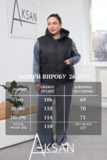 Жилетка Aksan 26.2857 Чорний - Зображення 6