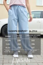 Штани Aksan 26.2914 Блакитний - Зображення 7