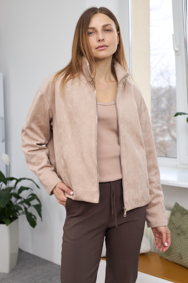 sera3999.jpg Куртка Aksan 26.2901 Темно бежевий - Зображення 1