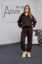Спортивний костюм Aksan 25.2800 Коричневий