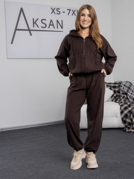 Спортивний костюм Aksan 25.2800 Коричневий
