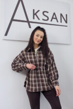 Сорочка Aksan 26.2877 Коричневий - Зображення 6