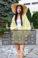 Жіночий літній костюм-трійка з мусліну сорочка шорти та топ Aksan 26.2981 Жовтий - Зображення 6